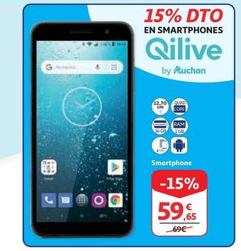 Alcampo Smartphone Qilive oferta