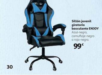 Alcampo Sillón Juvenil Giratorio Basculante Enjoy oferta