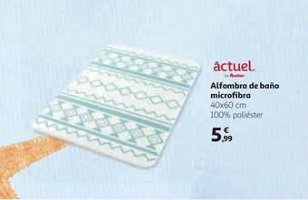 Alcampo Alfombra De Baño Microfibra 40x60cm oferta