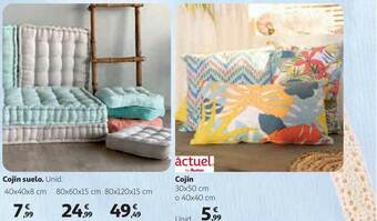 Alcampo Cojín Suelo Actuel oferta