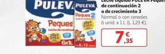 Alcampo Leche Liquida Puleva Peques De Continuación 2 O De Crecimiento 3 oferta