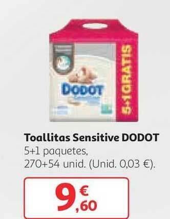 Alcampo Dodot Toallitas Sensitive oferta