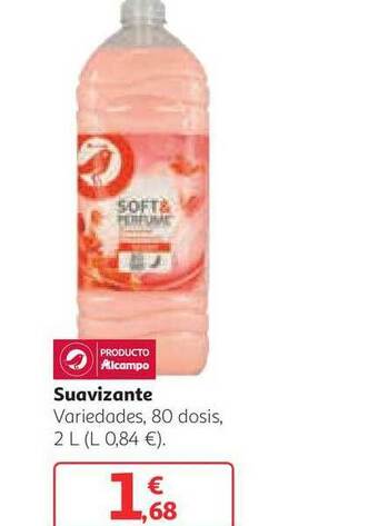 Alcampo Suavizante 2L oferta