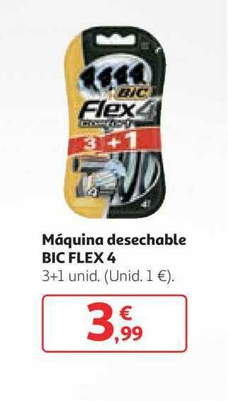 Alcampo Bic Flex 4 Máquina Desechable oferta