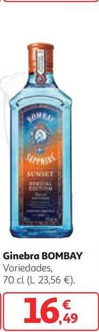 Alcampo Ginebra Bombay 70cl oferta