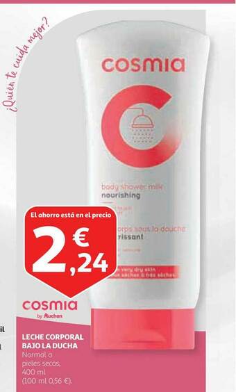 Alcampo Leche Corporal Bajo La Ducha 400ml oferta