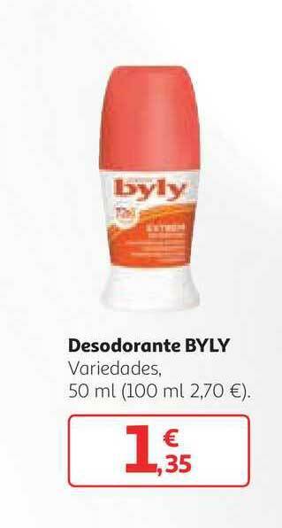 Alcampo Desodorante Byly 50ml oferta
