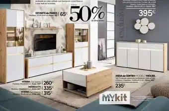 MyMobel Estante de pared: 65€ medidas: 137x19 5x24 cm. ales: 120 vi vitrina. con 1 medidas 55x40x187 cm. ant 49260€ módulo tv. m oferta