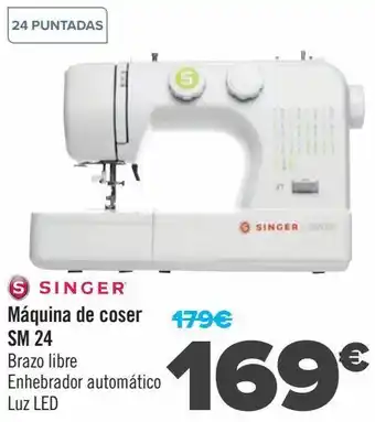 Carrefour Máquina de coser sm 24 singer oferta