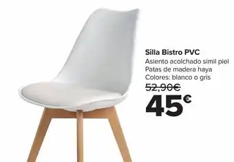 Carrefour Silla bistro pvc oferta