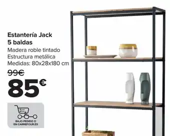 Carrefour Estantería jack 5 baldas oferta