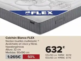 Carrefour Colchón bianca flex oferta