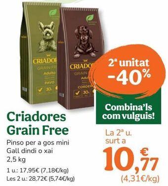 TiendAnimal Comida para perros oferta