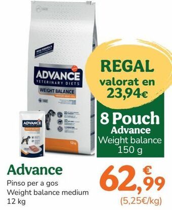 TiendAnimal Comida para perros advance oferta