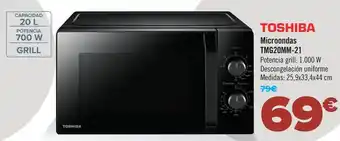 Carrefour Toshiba microondas tmg20mm-21 oferta