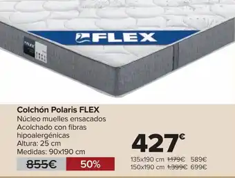 Carrefour Flex colchón polaris flex oferta