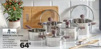 Carrefour Batería de cocina trento oferta