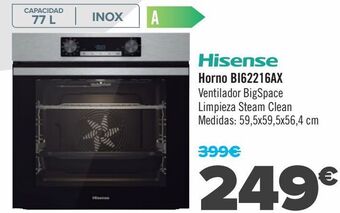 Carrefour Hisense horno bi62216ax oferta