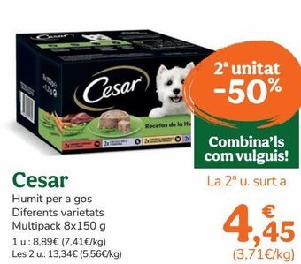 TiendAnimal Comida para perros cesar oferta