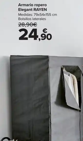 Carrefour Armario ropero elegant rayen oferta