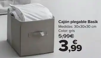 Carrefour Cajón plegable basik oferta