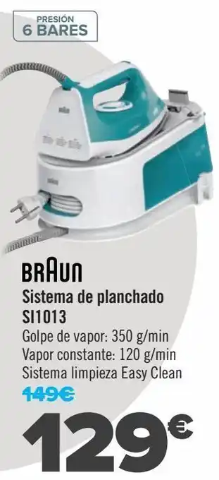 Carrefour Braun sistema de planchado si1013 oferta