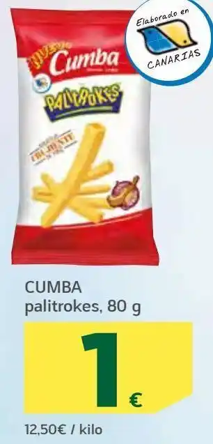 HiperDino Snacks cumba oferta
