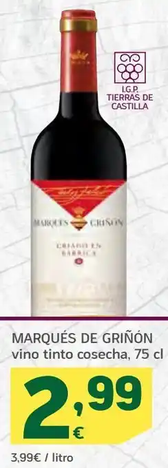 HiperDino Vino tinto marqués de griñon oferta