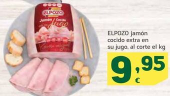 HiperDino Jamón cocido extra el pozo oferta