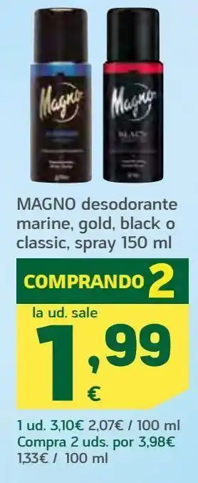 HiperDino Desodorante magno oferta