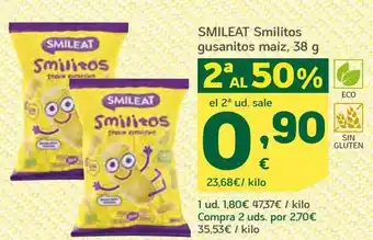 HiperDino Snacks smileat oferta