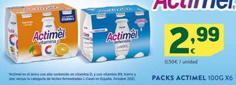 HiperDino Actimel danone oferta