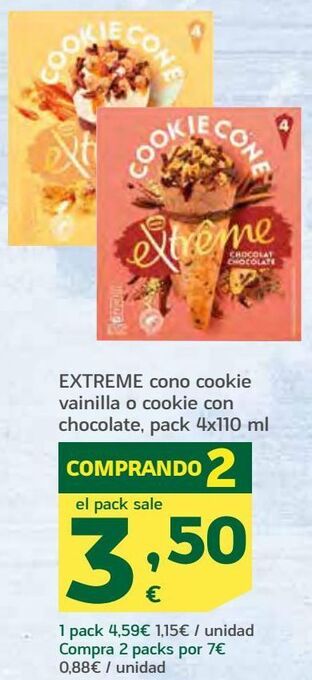 HiperDino Helados oferta