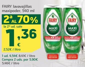 HiperDino Detergente lavavajillas fairy oferta