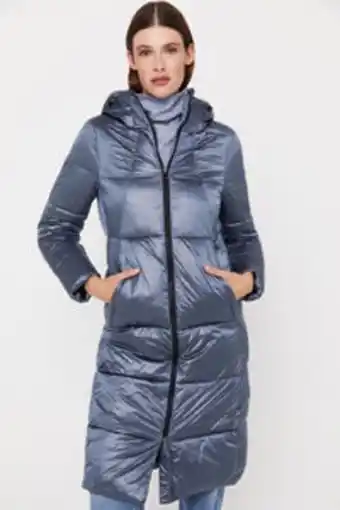 Cortefiel Anorak largo tejido brillo oferta