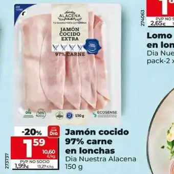 Dia Jamón cocido oferta