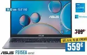 Beep 39,62 cm-15.6" fhd asus 709⁰ del 9 al 15 de enero 559€ indel core oferta