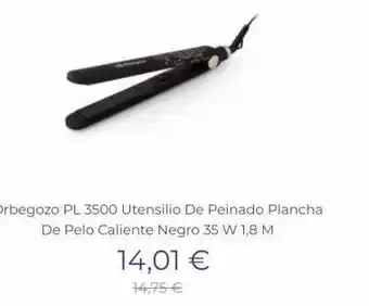 Plancha de pelo orbegozo