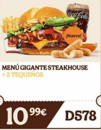 Burger King Coca-cola oferta