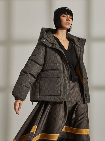 Lion of Porches Chaqueta acolchada con capucha oferta