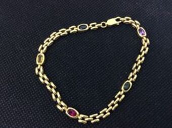 Cash Converters Pulsera oro 18k con circonita oferta