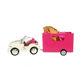 ToysRus Qweenie fashion - jeep con remolque y caballo oferta