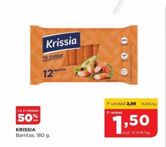 Alimerka La 2a unidad 50% dto krissia barritas oferta