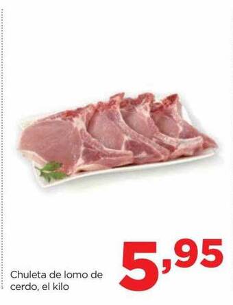 Alimerka Chuleta de lomo de cerdo oferta