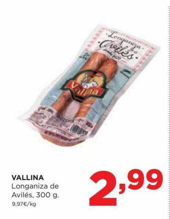 Alimerka Vallina longaniza de avilés oferta