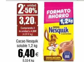 FROIZ Cacao nesquik soluble oferta