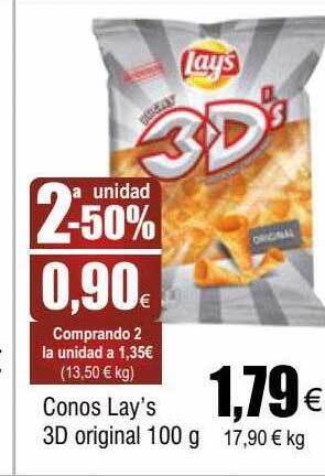 FROIZ Conos lay's 3d original oferta