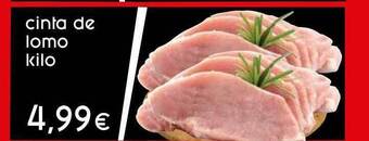 Supermercados Piedra Cinta de lomo kilo oferta