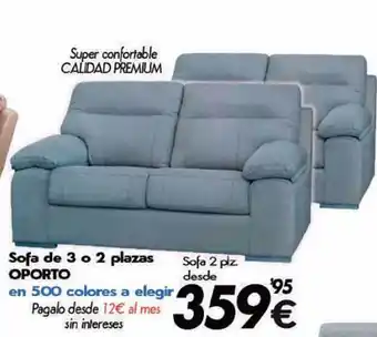Konfortard Sofa de 3 o 2 plazas oporto oferta