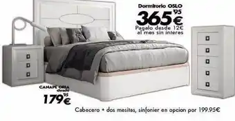 Konfortard Dormitorio oslo canapé oria oferta